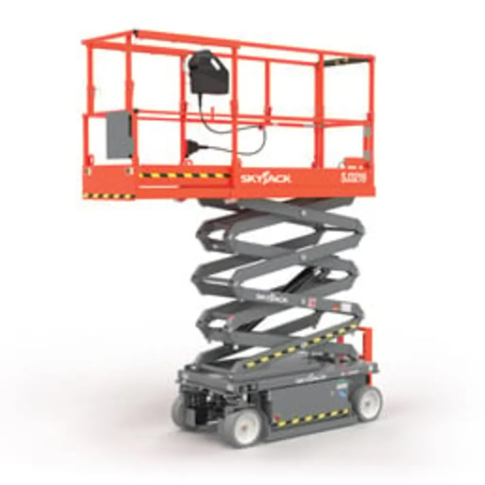20 ft. Electric Scissor Lift with Power-Deck, 32 in. Wide