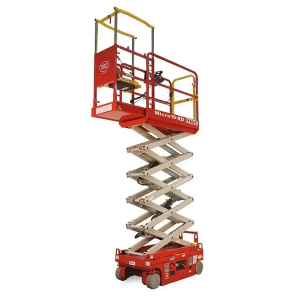 Electric Scissor Lift, 19' Micro with Step-up Platform