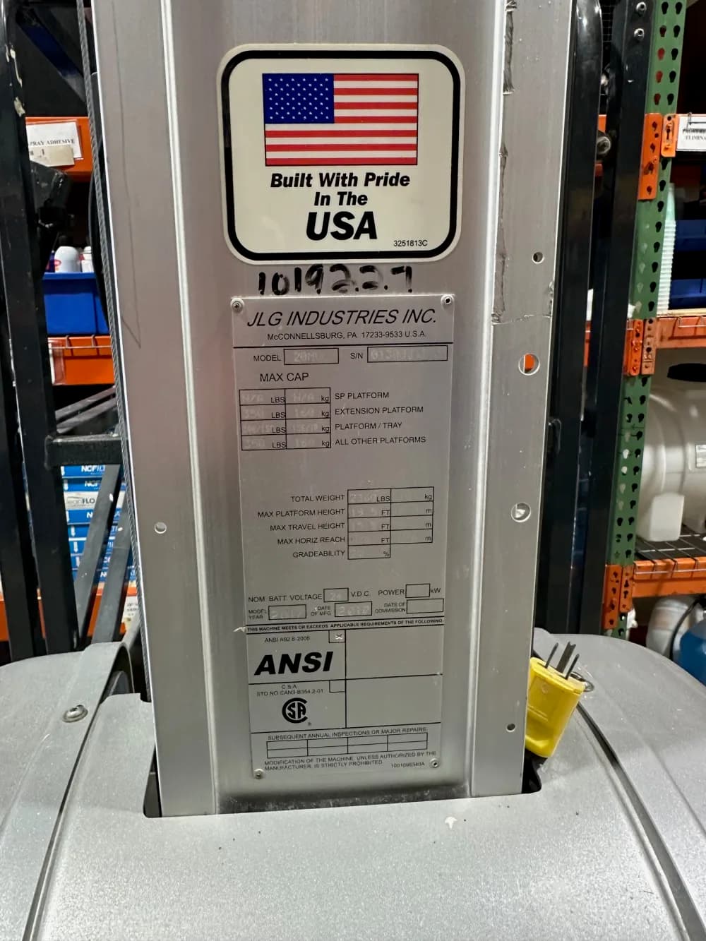 20MVL  Scissor Lift