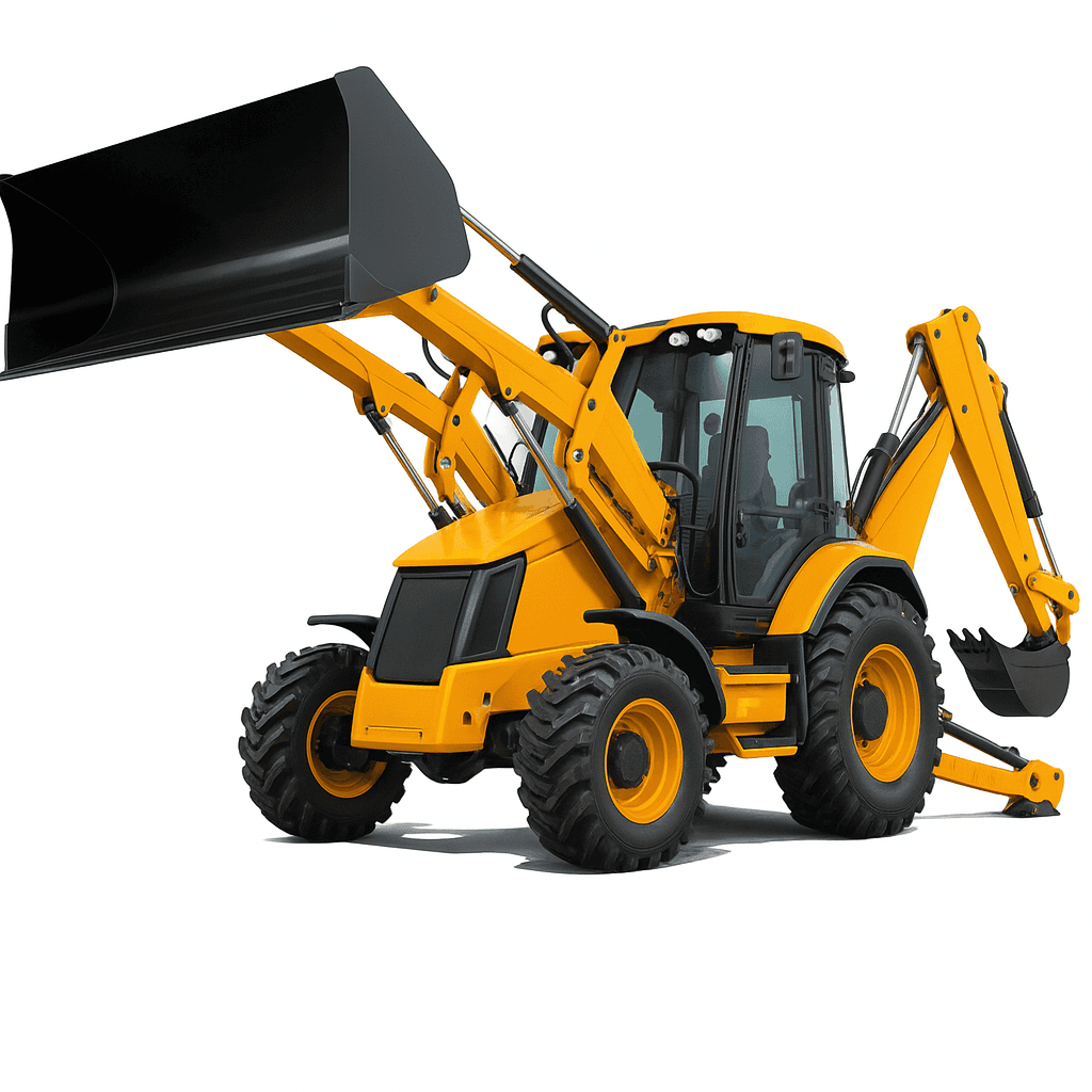 Backhoe Loader 68 - 74 Hp, Extendable Stick