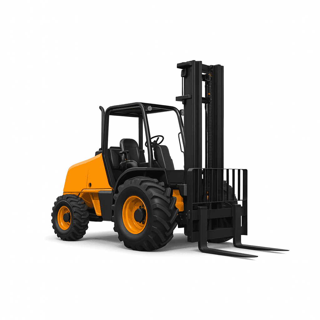 Rough Terrain Forklift 6,000 lbs, Diesel