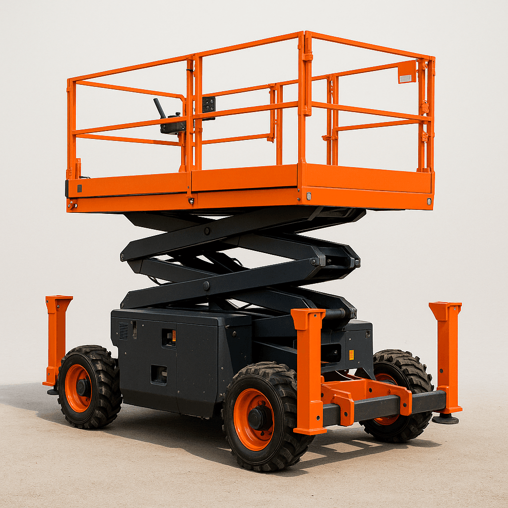 Rough Terrain Scissor Lift, 36' - 45' Electric
