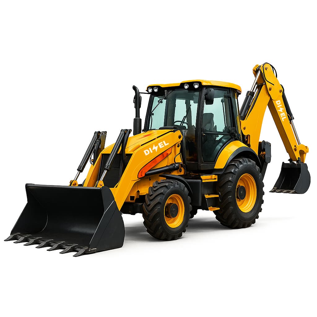 4WD Backhoe Loader 12–15 Foot Dig Depth