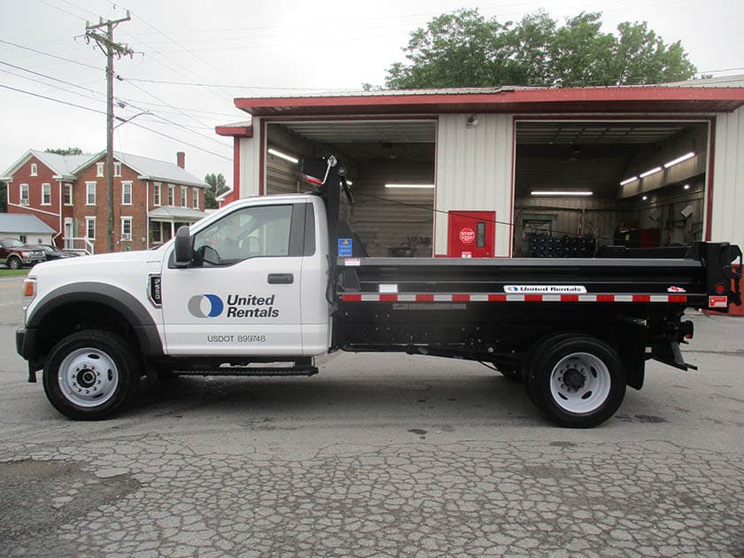 Dump Truck, 3 cubic yds., Single Axle, Diesel Powered