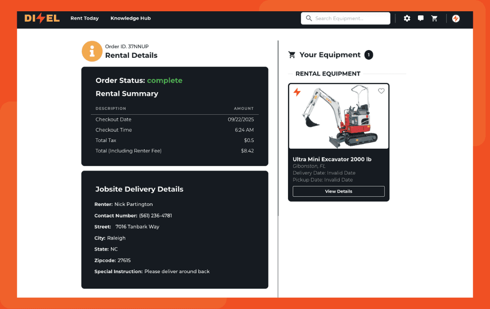 Payout and cash flow tools for rental providers
